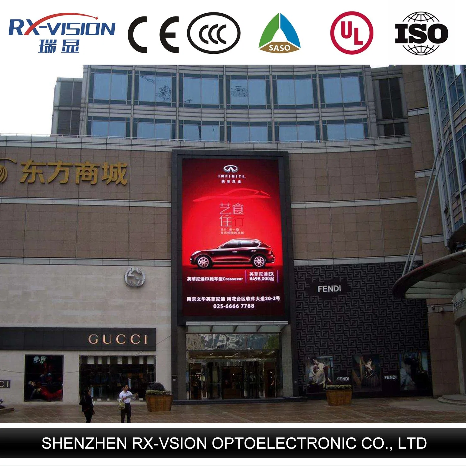 Outdoor P8 Full Color LED Display for Mobile Rental