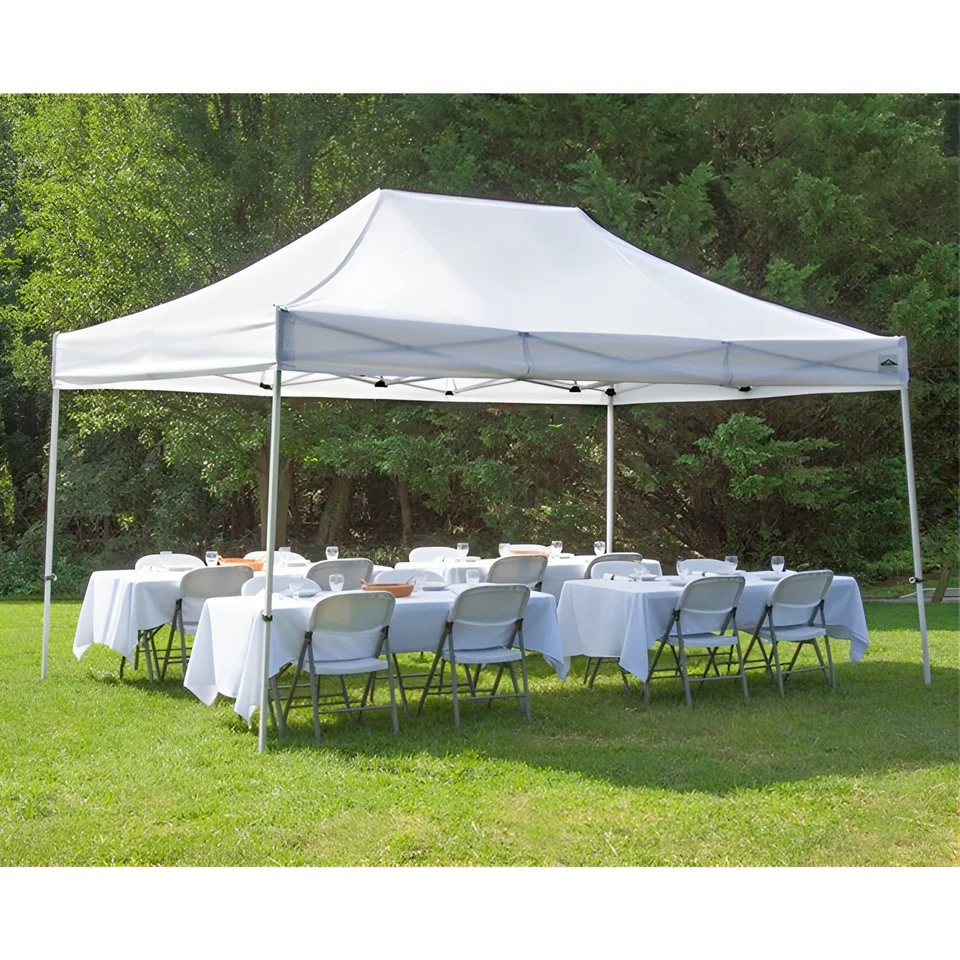 Industrial Commercial Gazebo Pop up Tent 10X20 FT with Custom Sidewalls Outdoor Promotional Trade Show Tent 20X10 FT