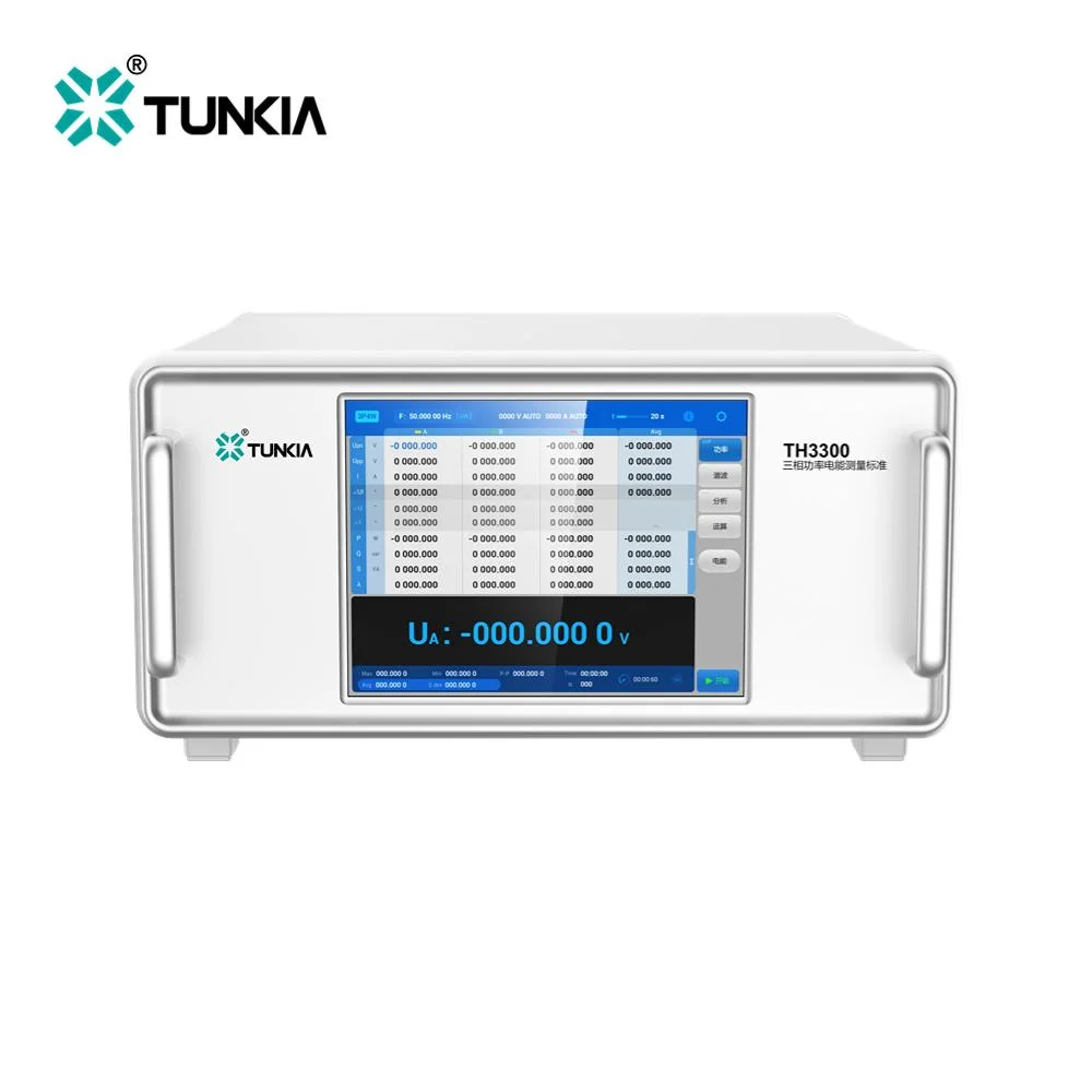 TUNKIA TH3300 Three Phase multifunction High Precision Reference Standard Power Energy  Meter