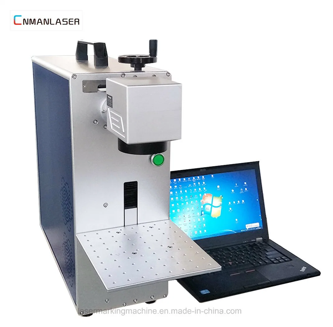 Tipo de portátil 20W 30W Data de logotipo equipamento de marcação a Laser de fibra