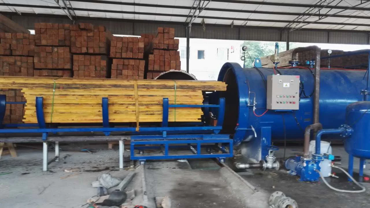 New Condition and Horizontal Style Wood Impregnation Machine for Preservation