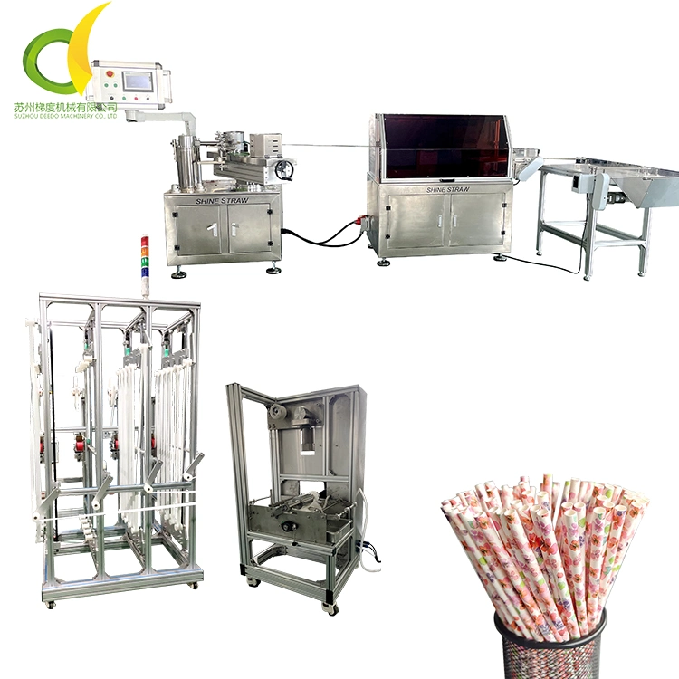 Factory Supply Straw Paper Making Machine Drinking Making Line with CE Standard