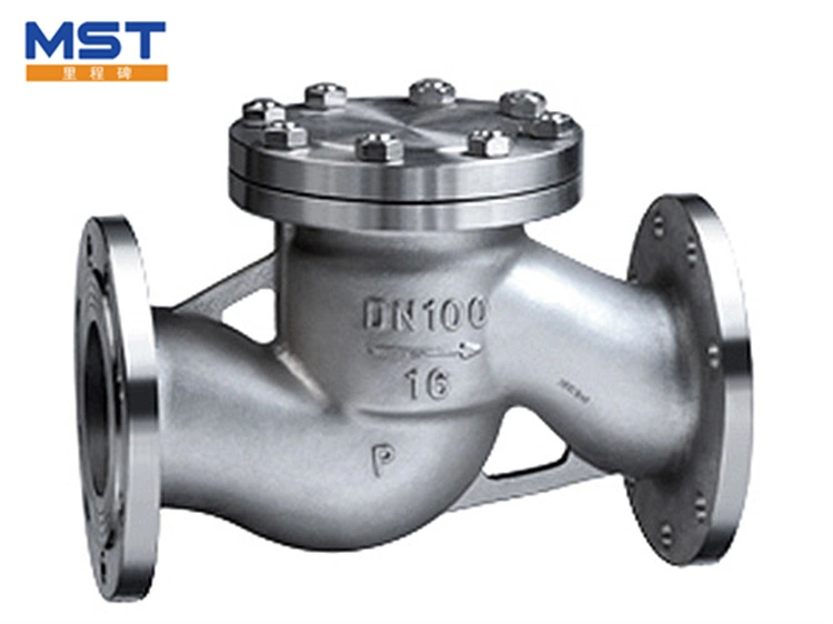 Cast Ductile Iron Lift Flange Check Valve for Water Oil Gas Industrial Gate Ball Butterfly Water Pipe Connector
