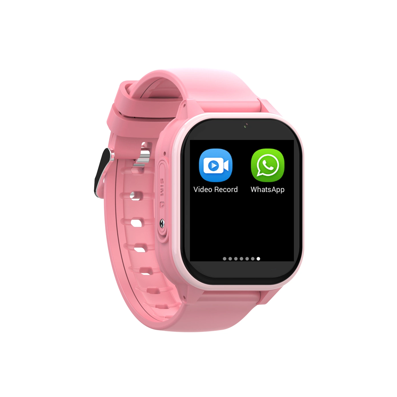 بطارية 4G طويلة العمر قابلة للارتداء مقاومة للماء تحمي فيديو هدية عيد الميلاد اتصل بـ SOS Smart Watch GPS Tracker (جهاز تعقب GPS الخاص بـ SOS Smart Watch) مع إعداد منطقة الأمان D47