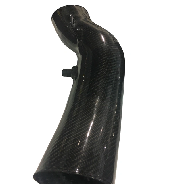 High quality/High cost performance  Universal 3K Twill Glossy Carbon Fiber Cold Air Intake Pipe