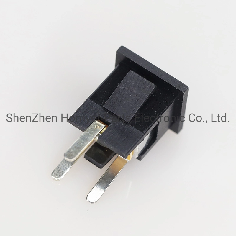 China Electronic Components Rear in-Line 180 Degree Plug-in High Current DC Power Socket