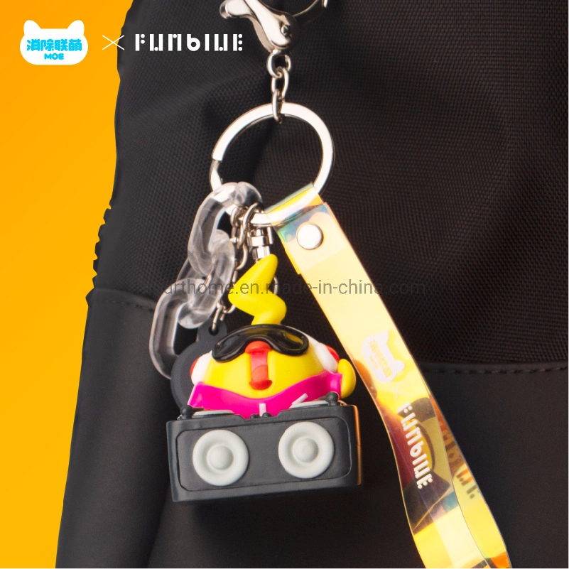 Custom PVC Dolls Plastic Keychain Promotional Gift