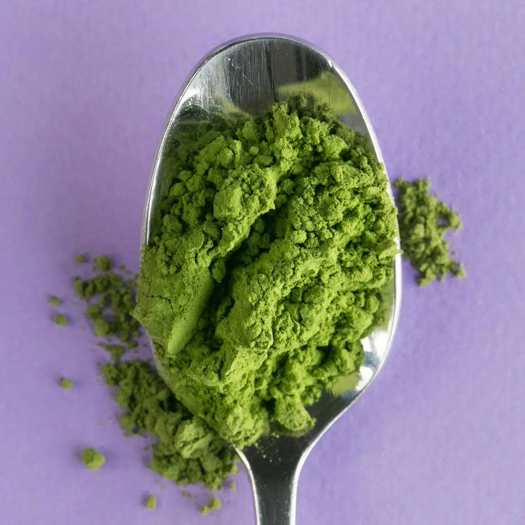 Organic Green Tea Supplier Aromatic Strawberry Flavour Matcha Powder for Drink and Relaxing