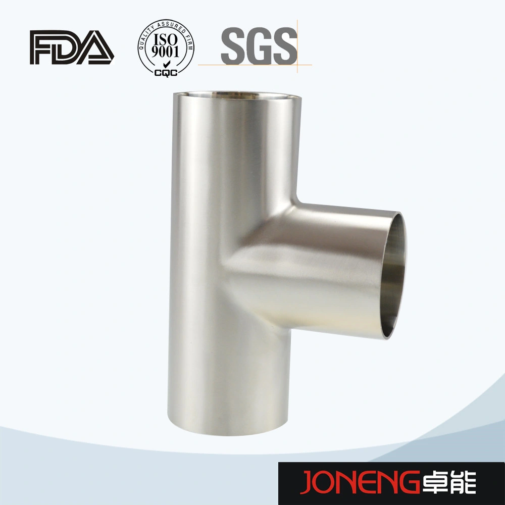 Joneng Stainless Steel Food Grade Vacuum Butt-Welded Equal Tee Surface Polishing (JN-FT 3009)