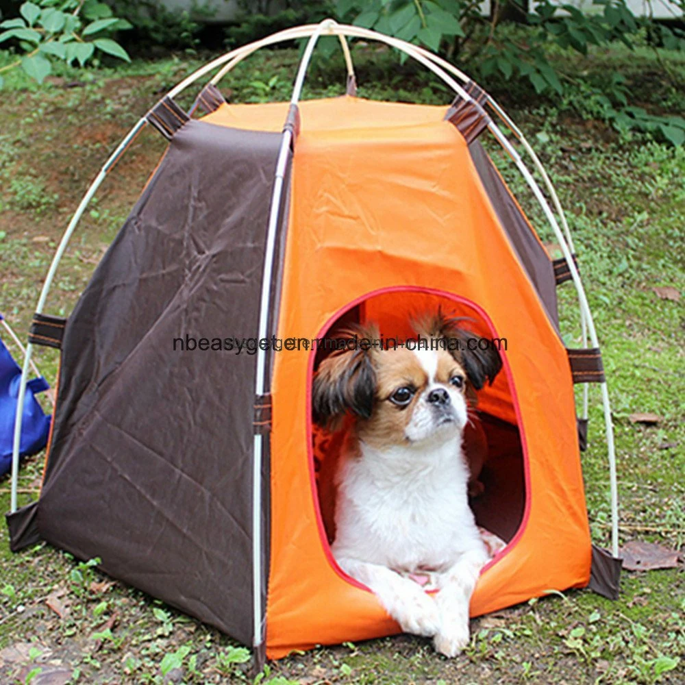 Pup-Tent Pet Camp Tent Foldable Dog Bed House for Puppy Dog Kitten Cat Esg10174