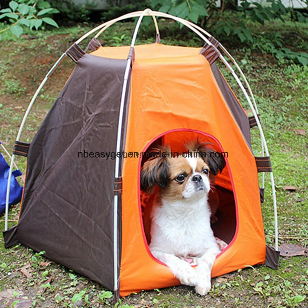 Tente de camping pour animaux de compagnie Pup-Tent, lit pliable pour chien, maison pour chiot, chaton, chat Esg10174