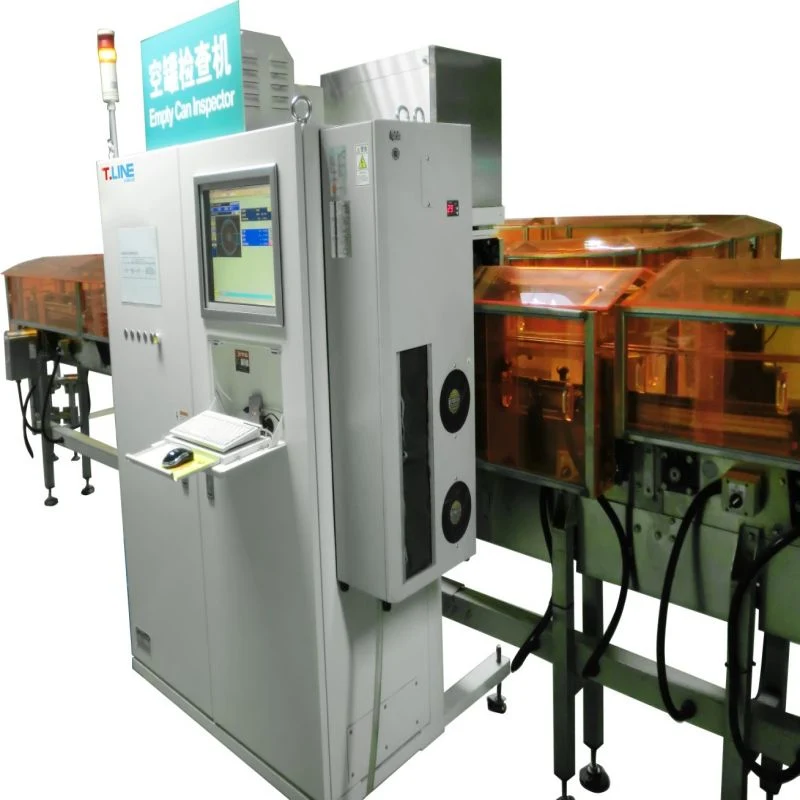 Vision Empty Aluminum Cans Inspection Machine for Detecting Defects