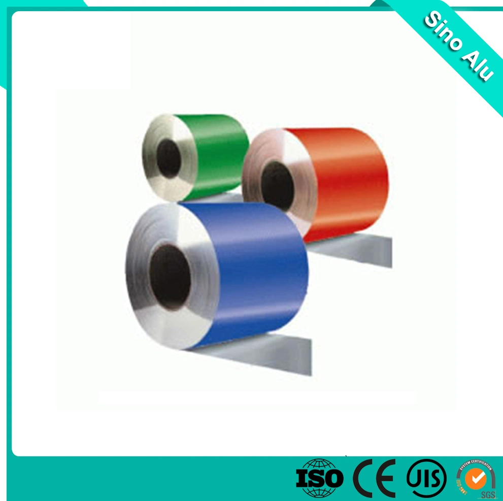 Aluminum Coil Red Blue Green Color Coated Roofing Sheet Roll Color Coated Aluminum Sheet Coil