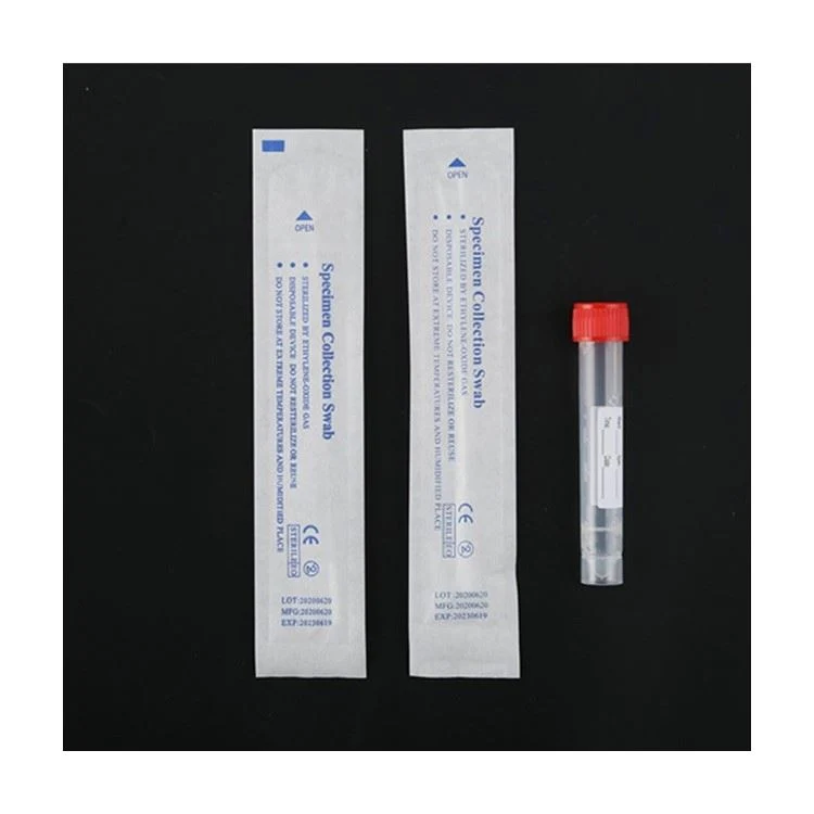 Single Use Plastic Glass Red Vacuum Tube Clot Activator Blood Collection Tube