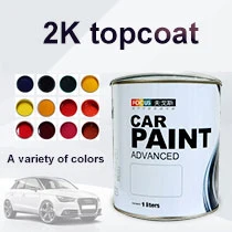 Good Coverage High Chroma Acrylic Auto Paint High Application Car Paint Autocoat HS 2K Topcoat Pure White A201