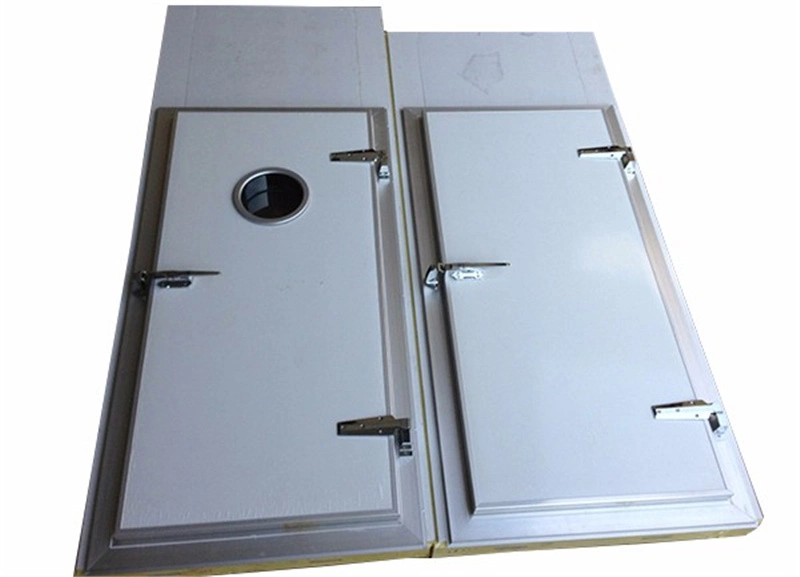 Industrial Commercial Thermal Insulated PU Sandwich Panel Sliding or Swing Cold Room Door for Cold Stores or Refrigeration Room