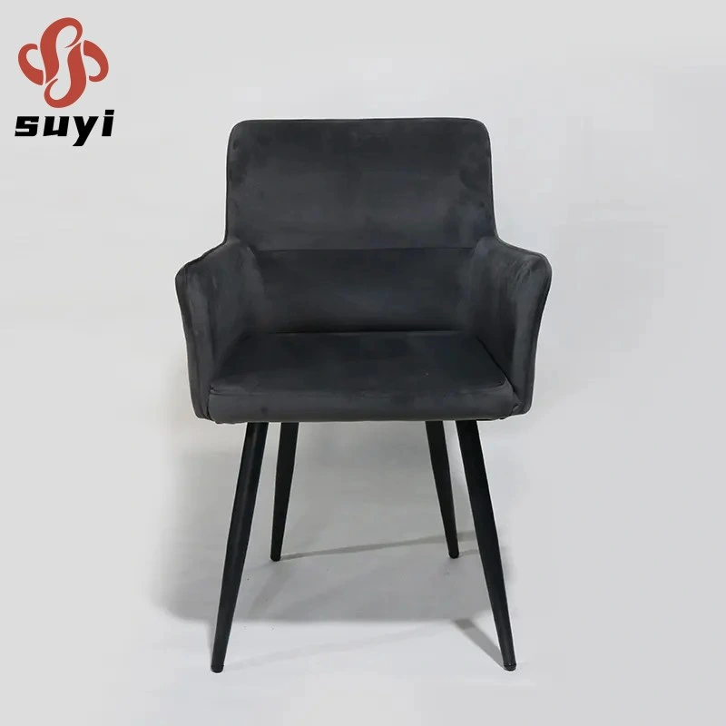 Waiting Room Hotel Salon Furniture Velvet Fauteuil Club Chair Fancy Dining Living Room Chairs for Sale