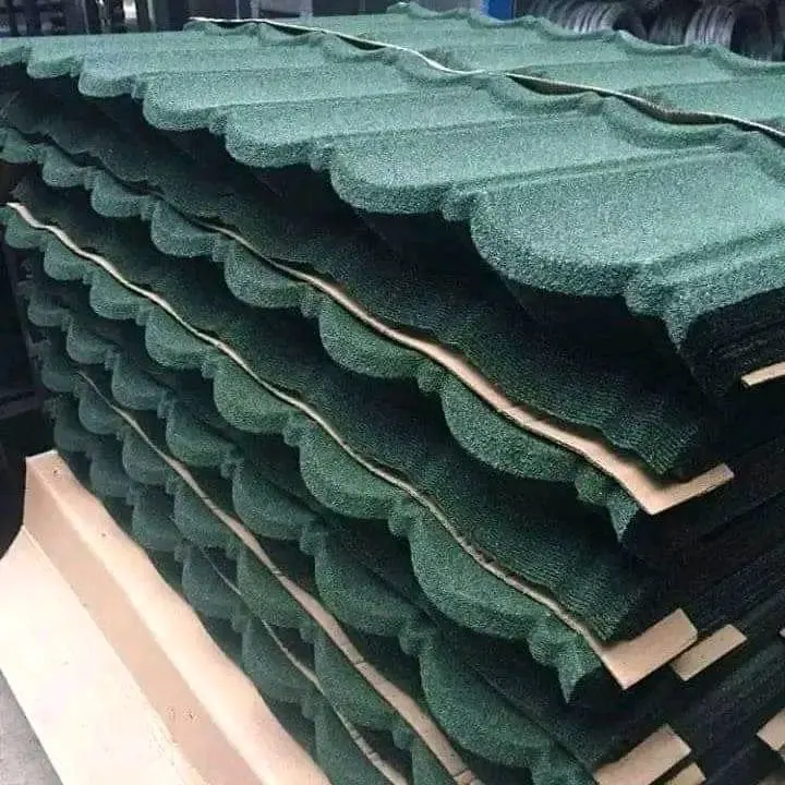 Factory Directly Sale High quality/High cost performance  Roofing Material Stone Coated Steel Roofing Tile