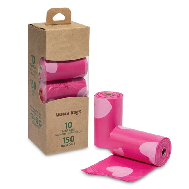 Wholesale/Supplier Compostable Biodegradable Dog Poop Bags with Easy Tie