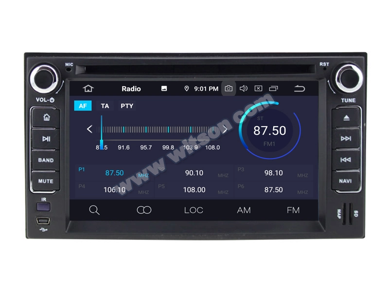 Radio de voiture Android 10 de Witson lecteur Bluetooth pour KIA Cerato Sportage Sorento Spectra Audio véhicule GPS Multimédia