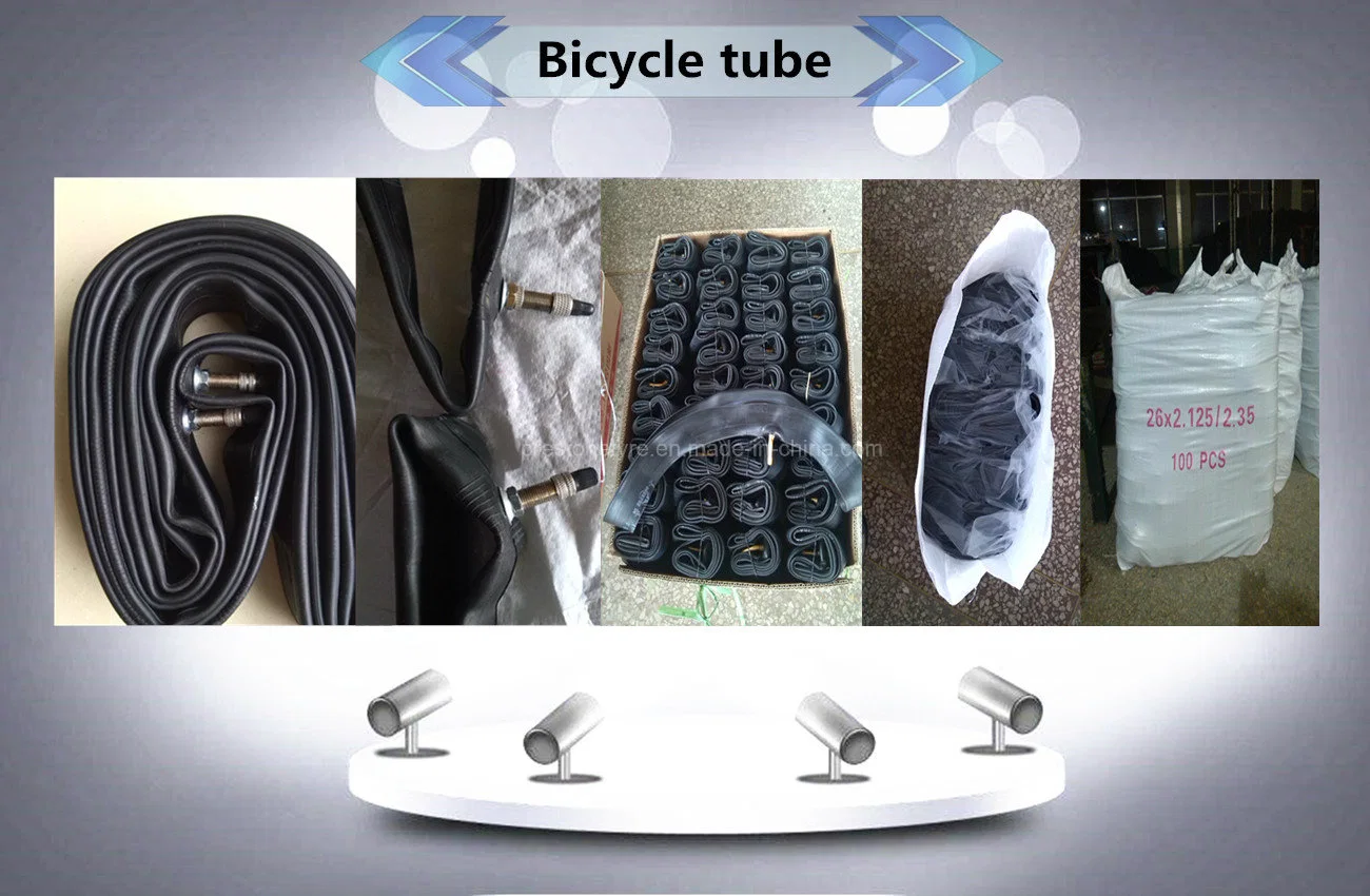 18X3.0 دراجة كهربائية دراجة بخارية E-Bikebirire&amp;Tyre Butyl Natural المطاط الأنبوب الداخلي 18X3.0 Tr87/ Tr13 انحني/صمام مستقيم