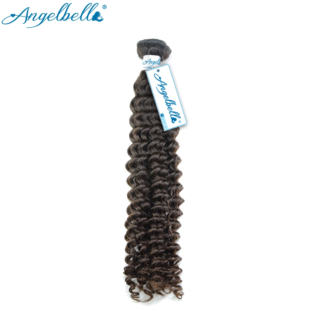 Angelbella Hotsales Human Hair 1b# Deep Curl Remy Hair Weft