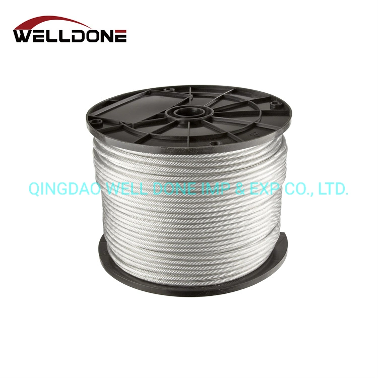 6*19+FC 6*19+Iwr 6*19+Iws 7*19 Galvanized and Ungalvanized Steel Wire Rope