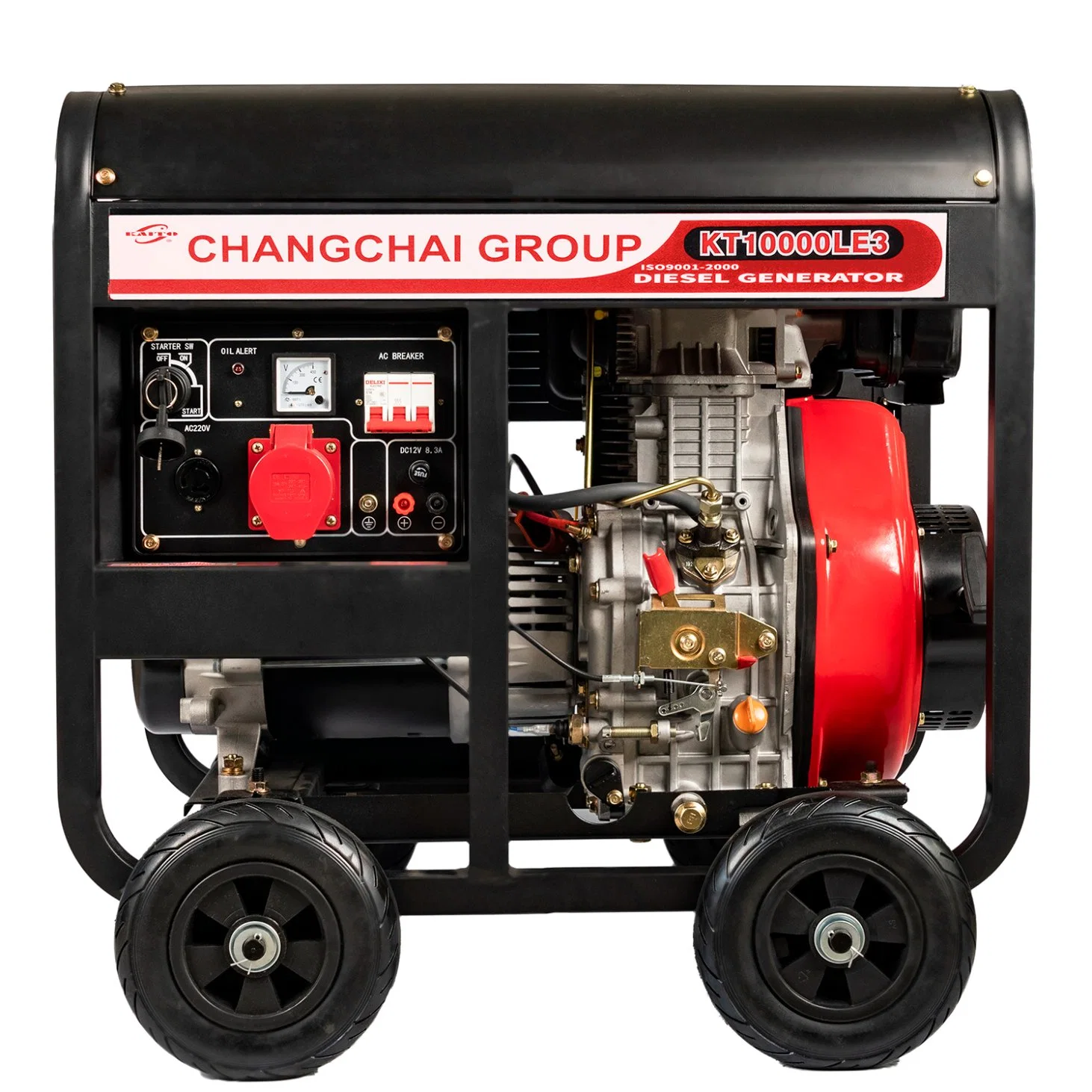 6kw 6kVA Open Type Home Use Electric Power Diesel Generator Genset