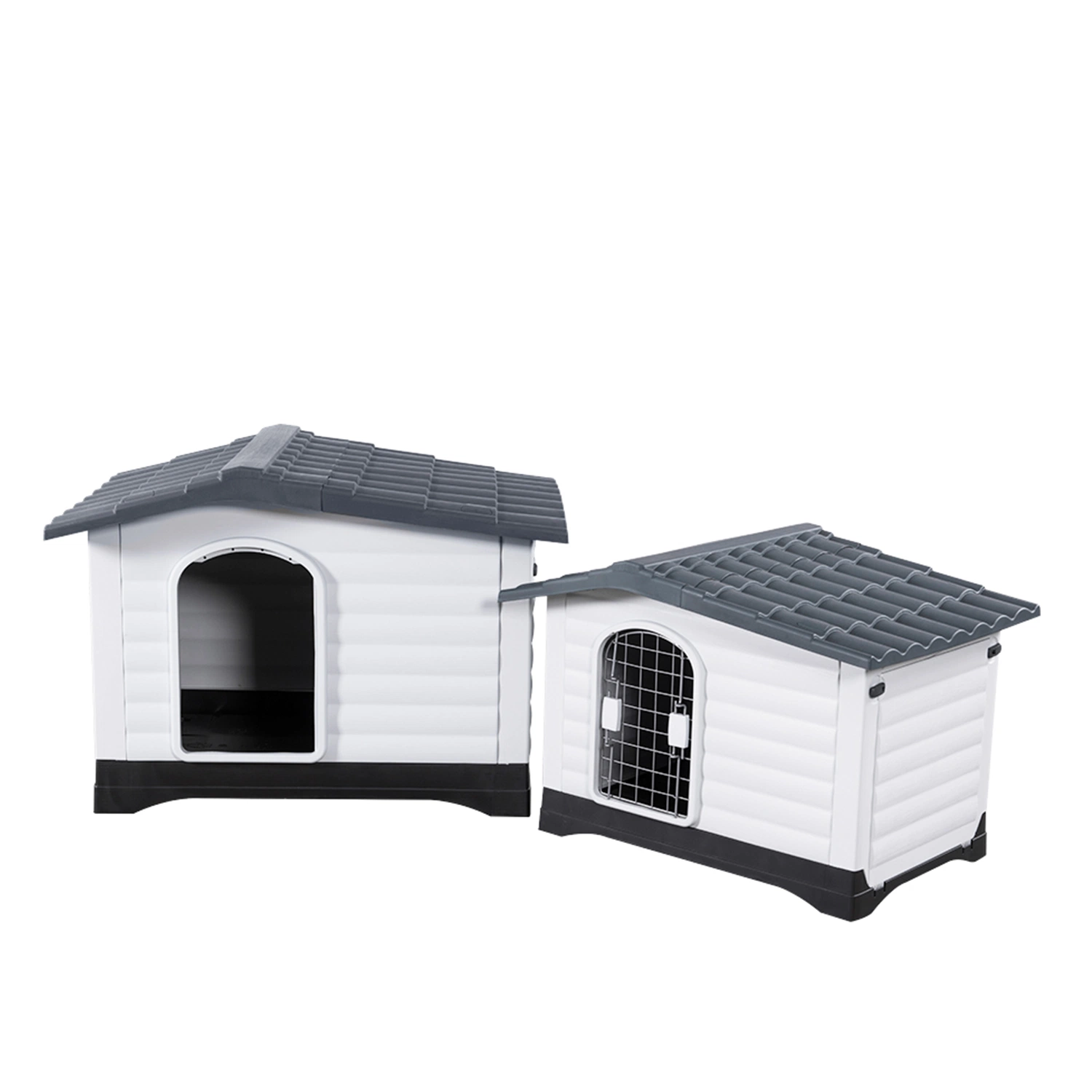 Waterproof Ventilate Pet Kennel All-Season Availability Indoor/Outdoor Plastic Pet Dog Houses for Sale