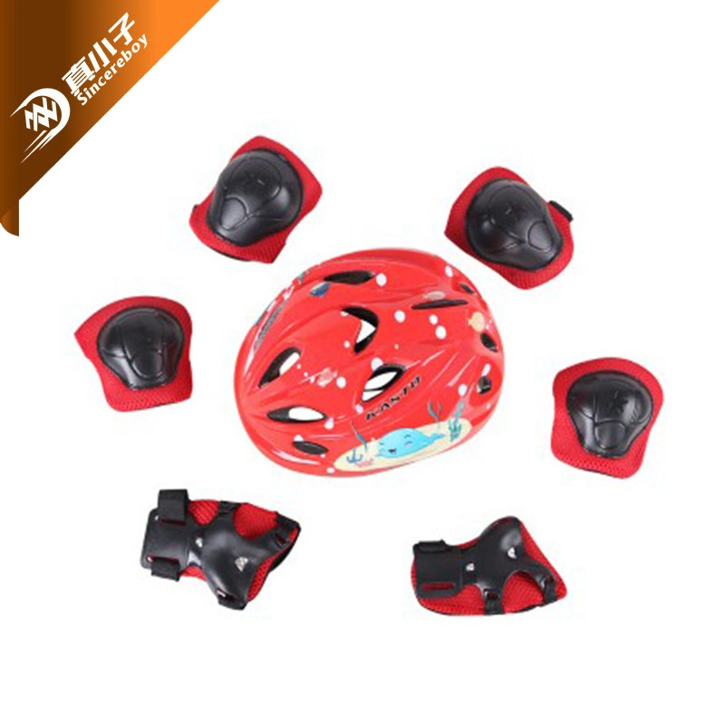 Ensemble poignet réglable pour enfant Helmet Skate Sports avec casque Équipement de protection des coudes pour vélo d'équilibre