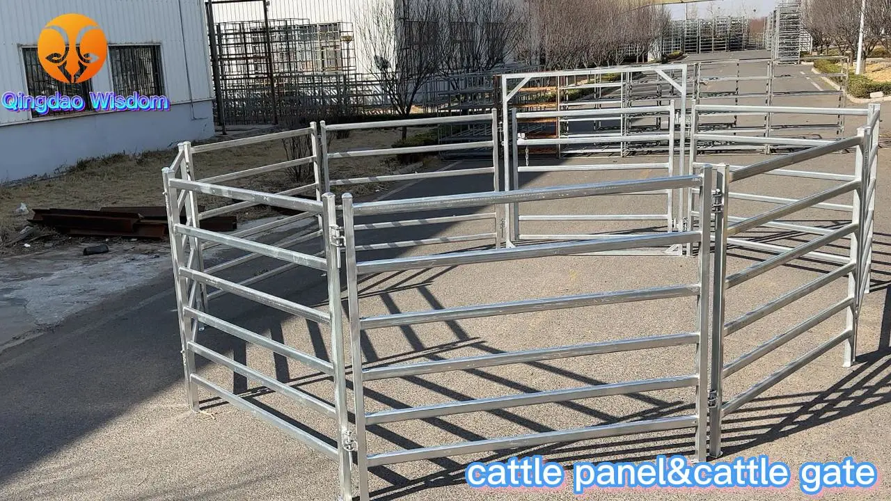 Australian Standard 1,8 X 2,1m Galvanized Corral Yard Cattle Panel