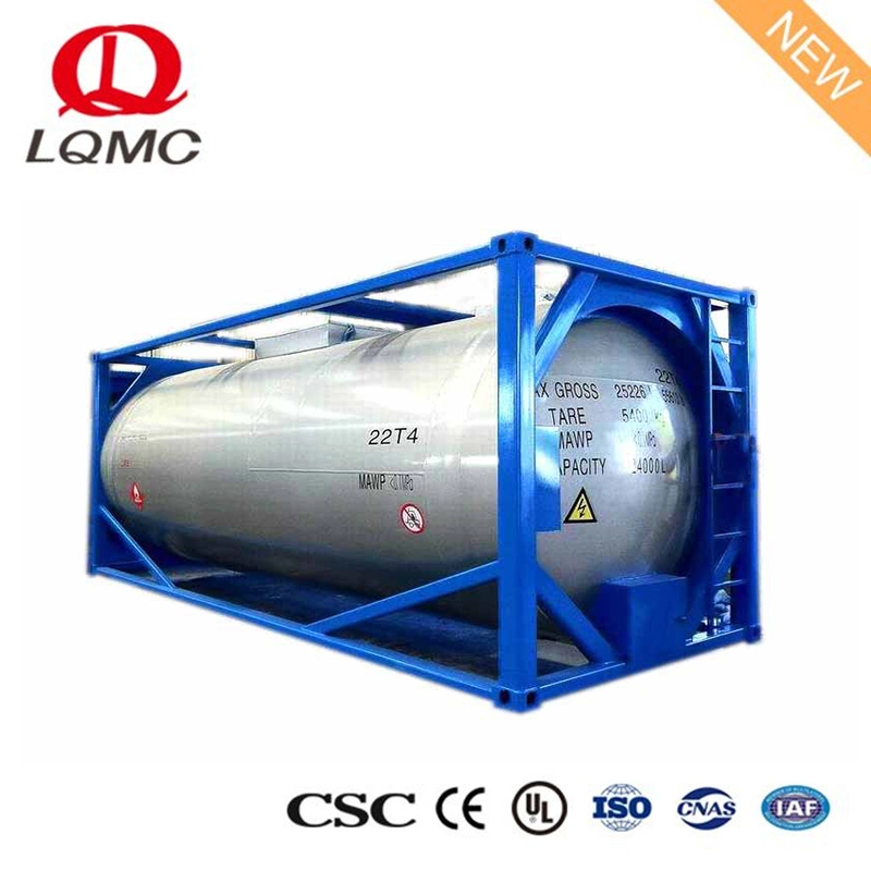 Low Pressure 0.8 MPa ISO Tank Container T75 20FT on Sea