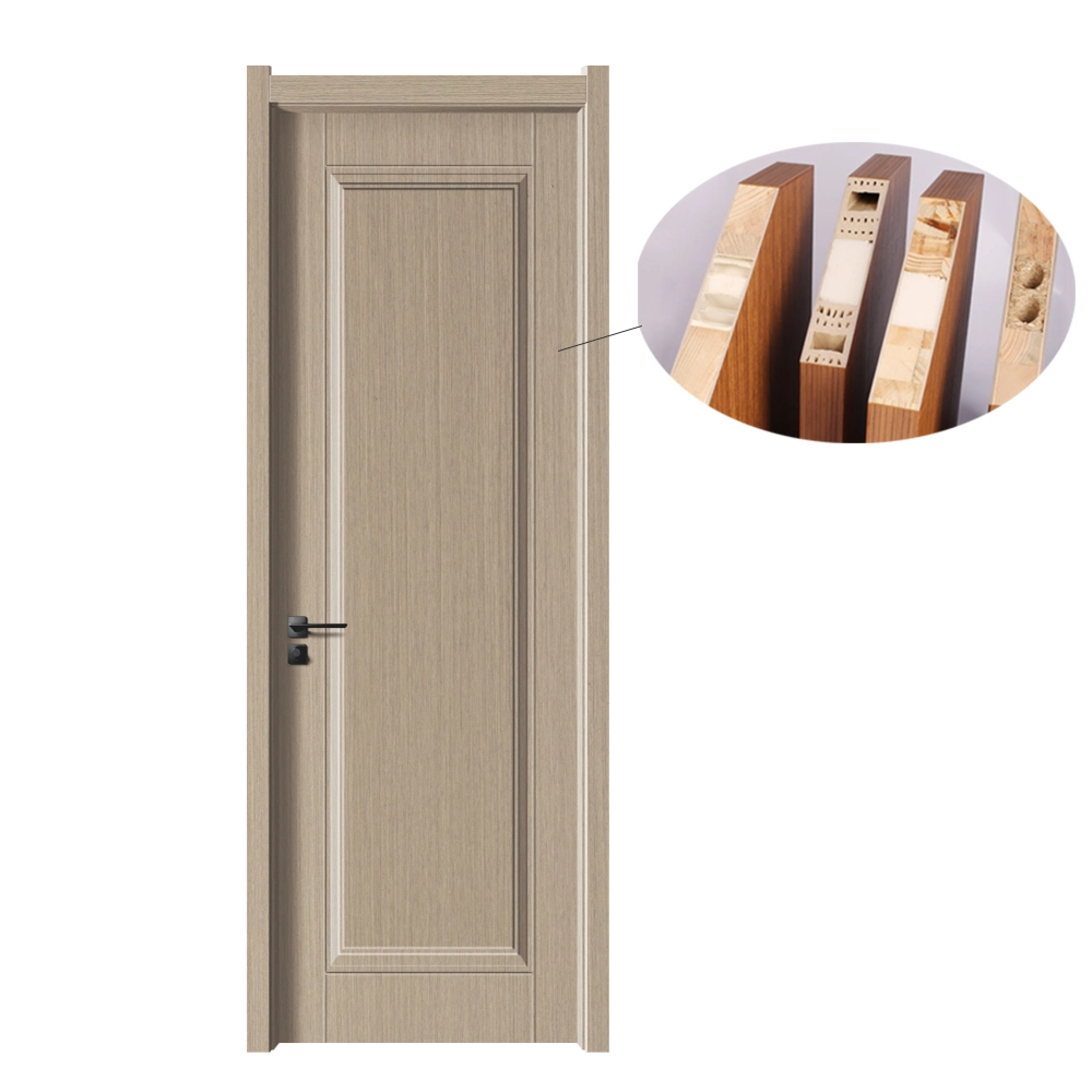 Living Room MDF Solid Wood Interior PVC Polymer WPC Skin Door