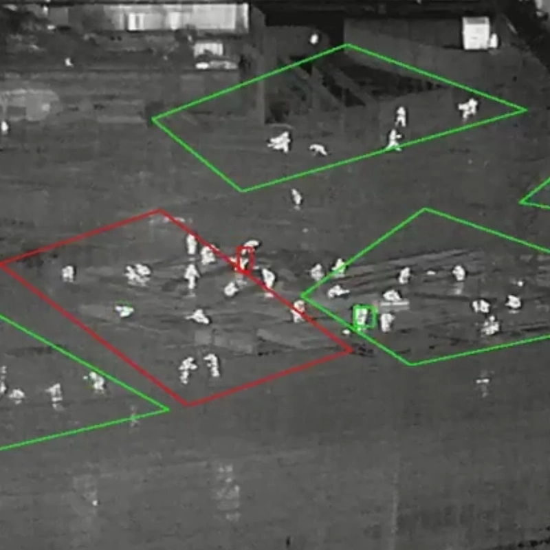 35km Day Area Detection Car Auto Tracking PTZ 640 Long Range Thermal Camera