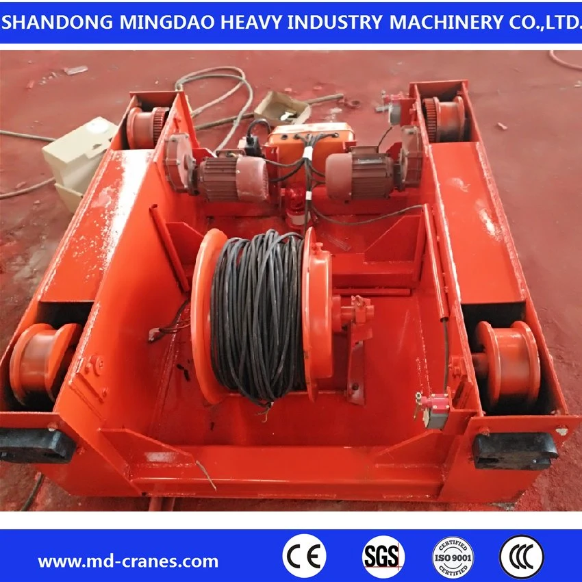 Metal Industry Using Electric Railway Coil Transfer Trolley with V-Deck