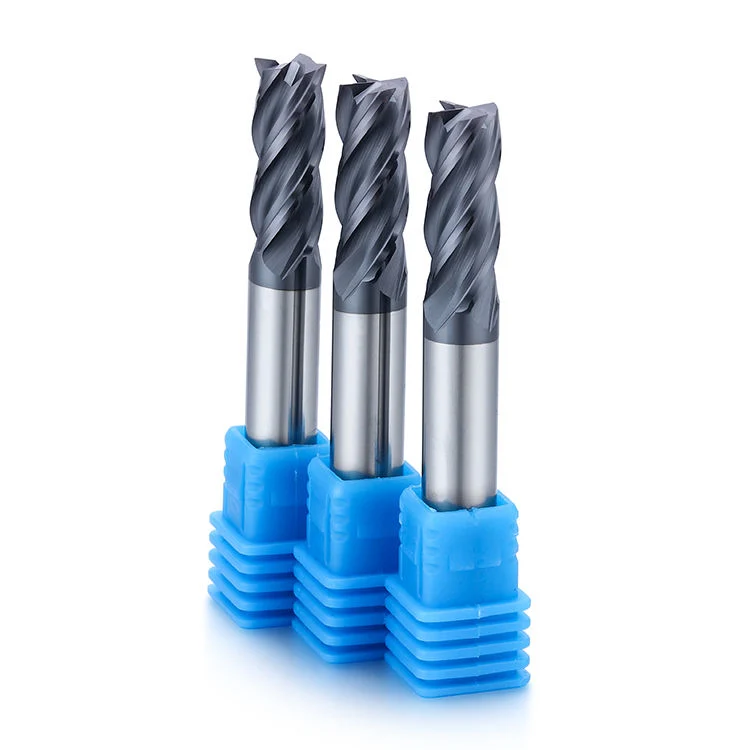 CNC Tools Tungsten Carbide HRC55 Straight Shank 16mm Raghing Carbide End Milling Cutter