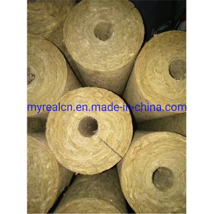 SGS Certificate Non-Combustible Customized Ceramic Fiber Mineral Rock Wool Rockwool Multiple Pipe