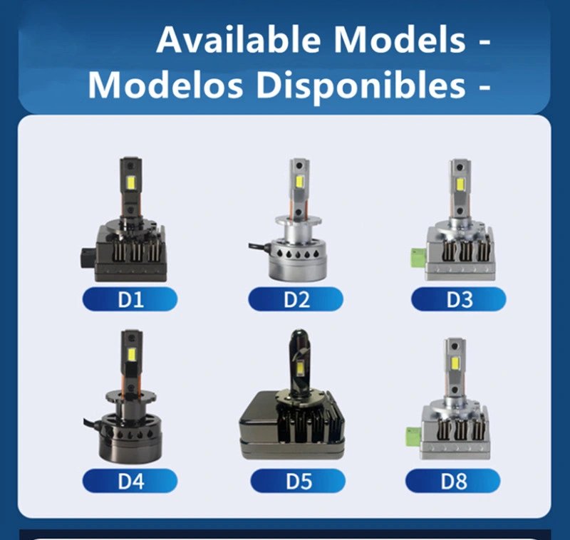 Super brillante 12V 140W Lámparas de D1D1r Bombilla de luz HID Faros luces coche D1D2s d3s d4s Lámparas de LED