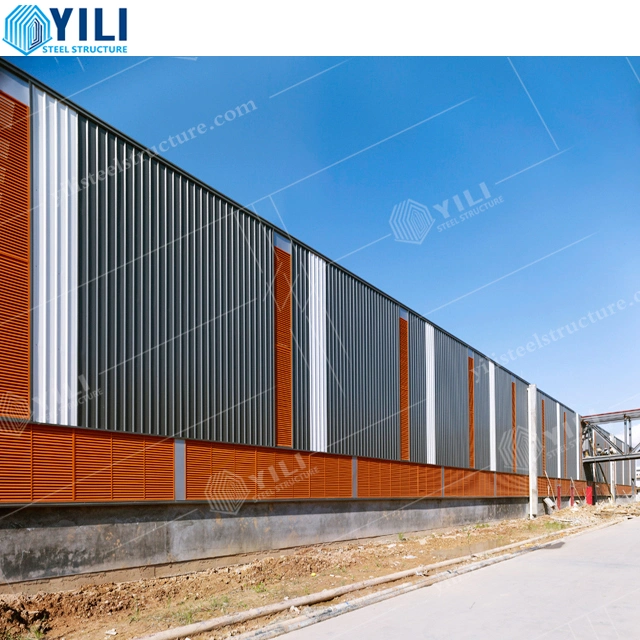 Estructura de acero prefabricados portátil Almacén de construcción de Galpón Taller de Construcción de metal Hall