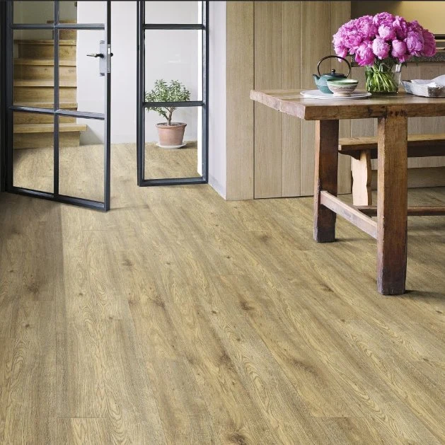 Click Anti-Slip Low Maintion Solid Floor Easy Clean AC3 Mhdf Laminate Flooring