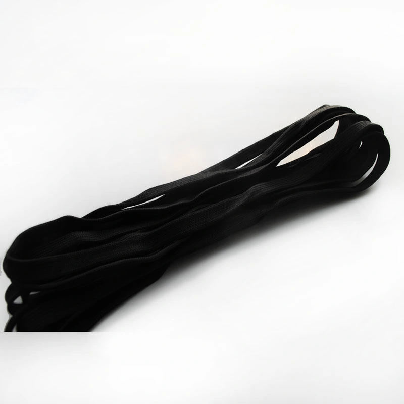 1cm Polyester Century Braided Tie Rope Black