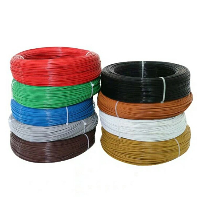 Flexible UL3122 Tinned Copper Silicone Rubber High Temperature Glass Fiber Wire Used for Heating Source for Lighting