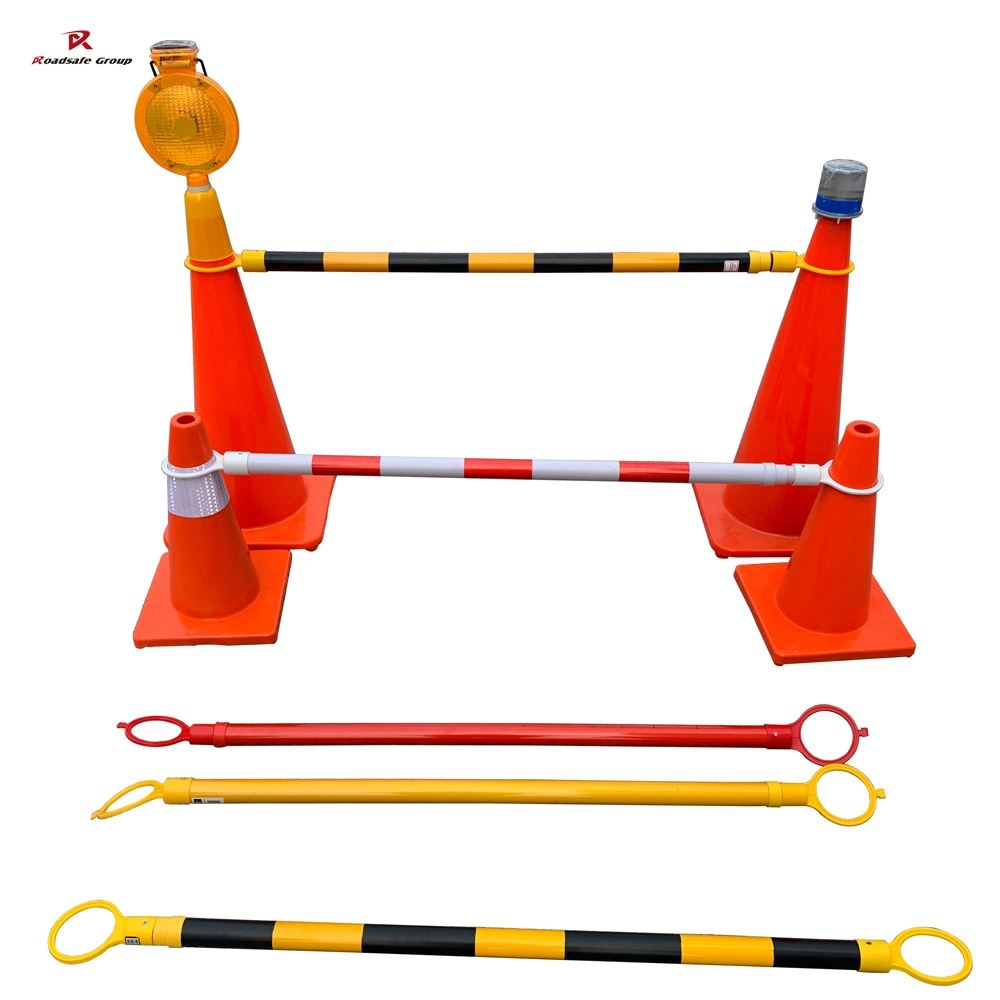 Extendable Road Sign Warning Rod Retractable Traffic Cone Poles Bar