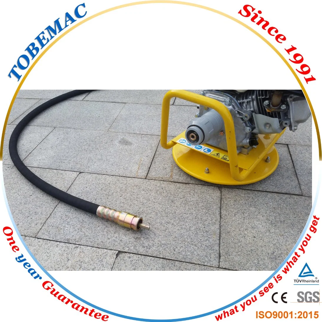 Tbcv-1excentrique vibrateur de béton à haute fréquence haute vitesse