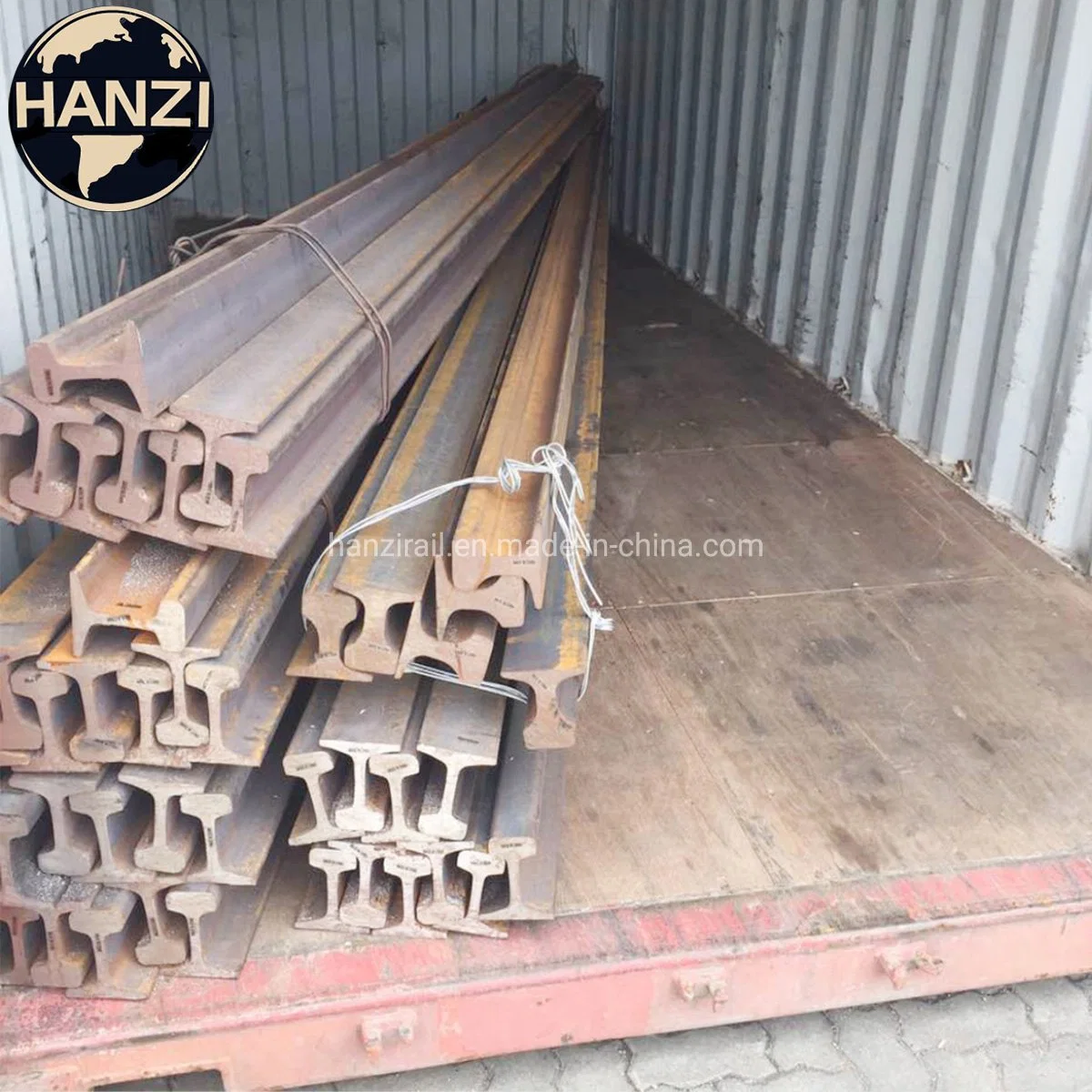 Hight Quality Railway Rails GB38kg/43kg/50kg/60kg Heavy Steel Train Rail