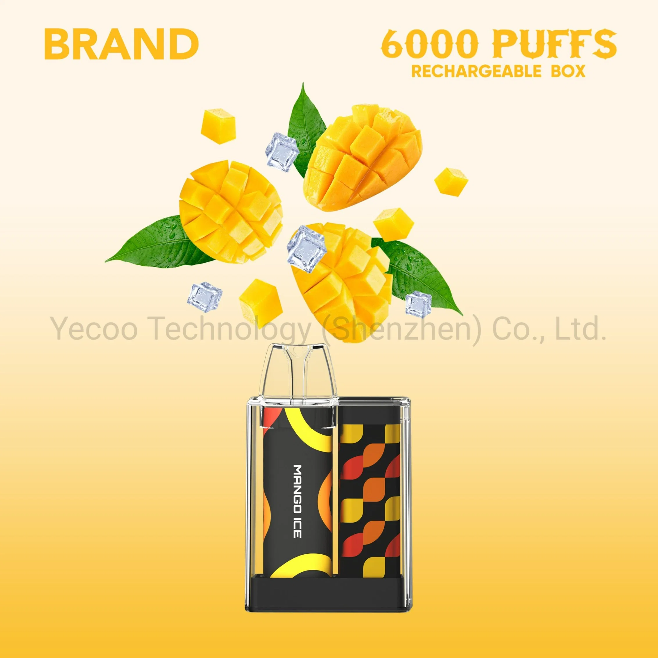 Cigarrillo Electrónico Desechable 6000 inhalaciones sabor de la fruta de la bobina de malla de pluma de Vape Vape Factory