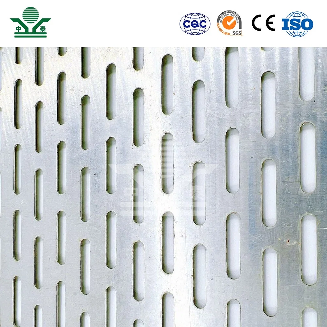 Zhongtai 0.8mm Perforated Metal Mesh Screen China Wholesale/Supplierrs Iron Perforated Sheet 1.5m Width Punched Metal Screen