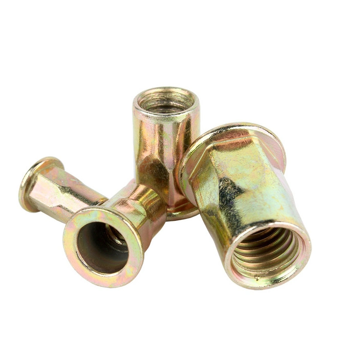 Color-Zinc Plated Steel Pull Riveting Nut GBT17880