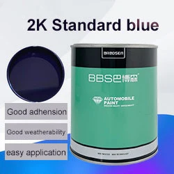 Popular High Application Acrylic Auto Paint Hot Selling Competitive Price Car Paint 2K Topcoat Autocoat Ms Standard Blue A208d