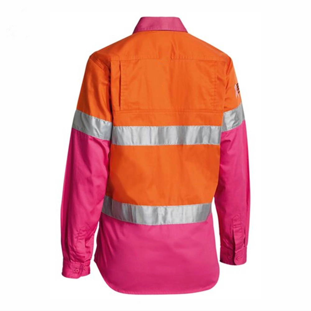 Women High quality/High cost performance  Hi Vis Reflective Safety Cotton Workwear